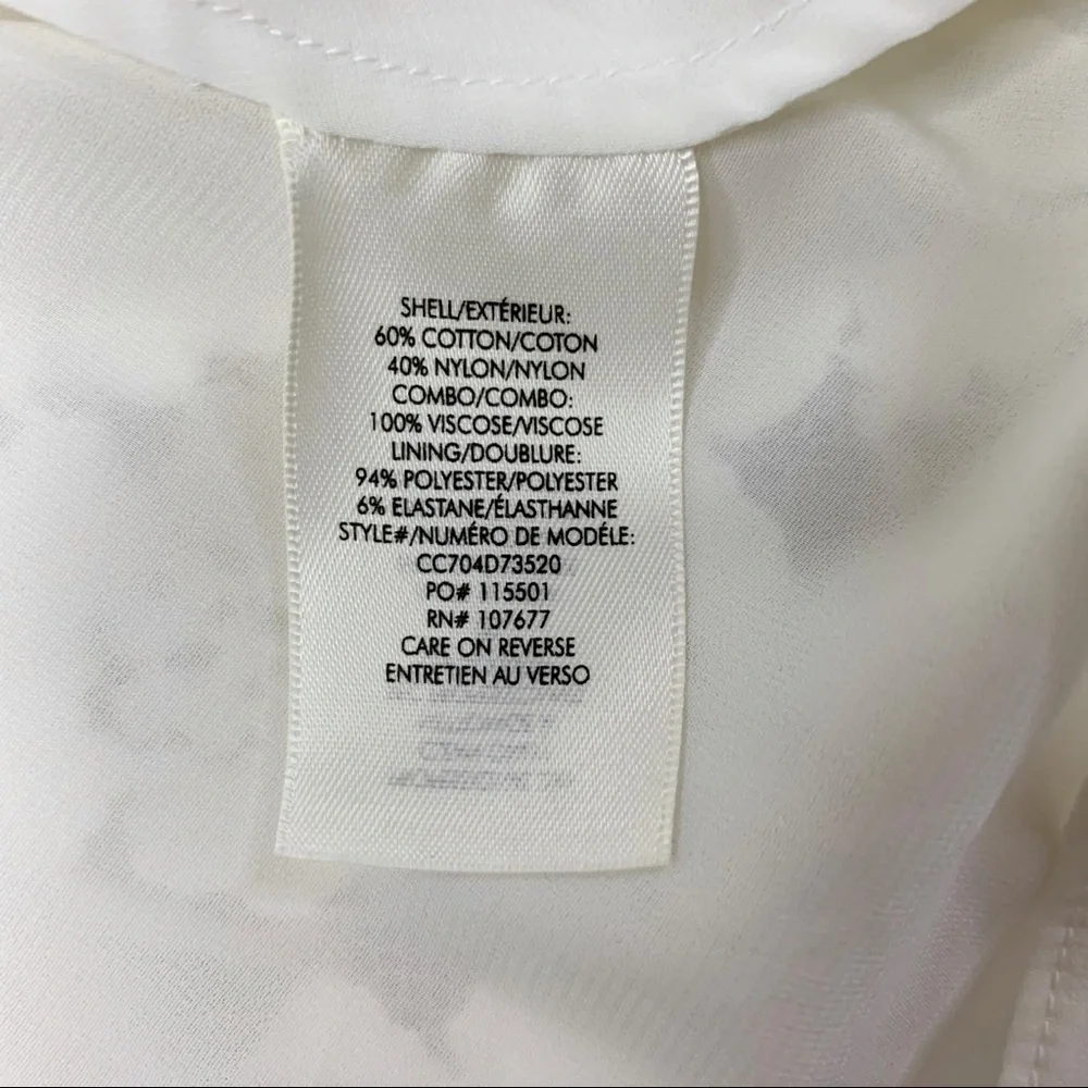 Alice + Olivia Asia Embroidered Babydoll Dress Women’s Size 2 - Picture 7 of 8